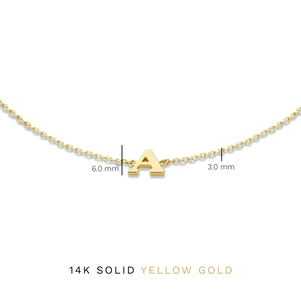 Vita Signa Initial Bracelet | Gold