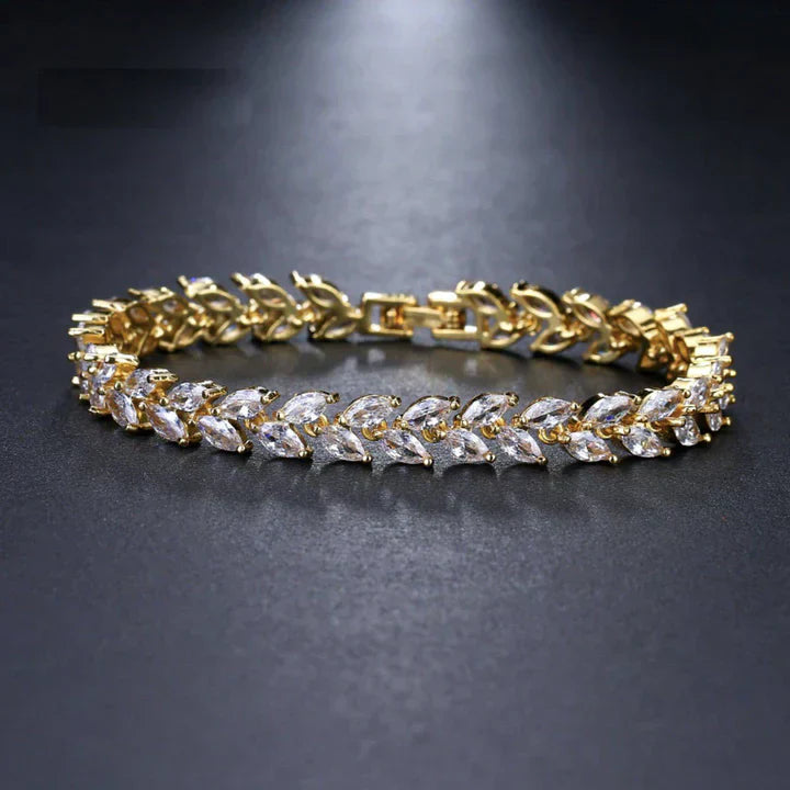 Nemorina Foliora Bracelet | White Gold