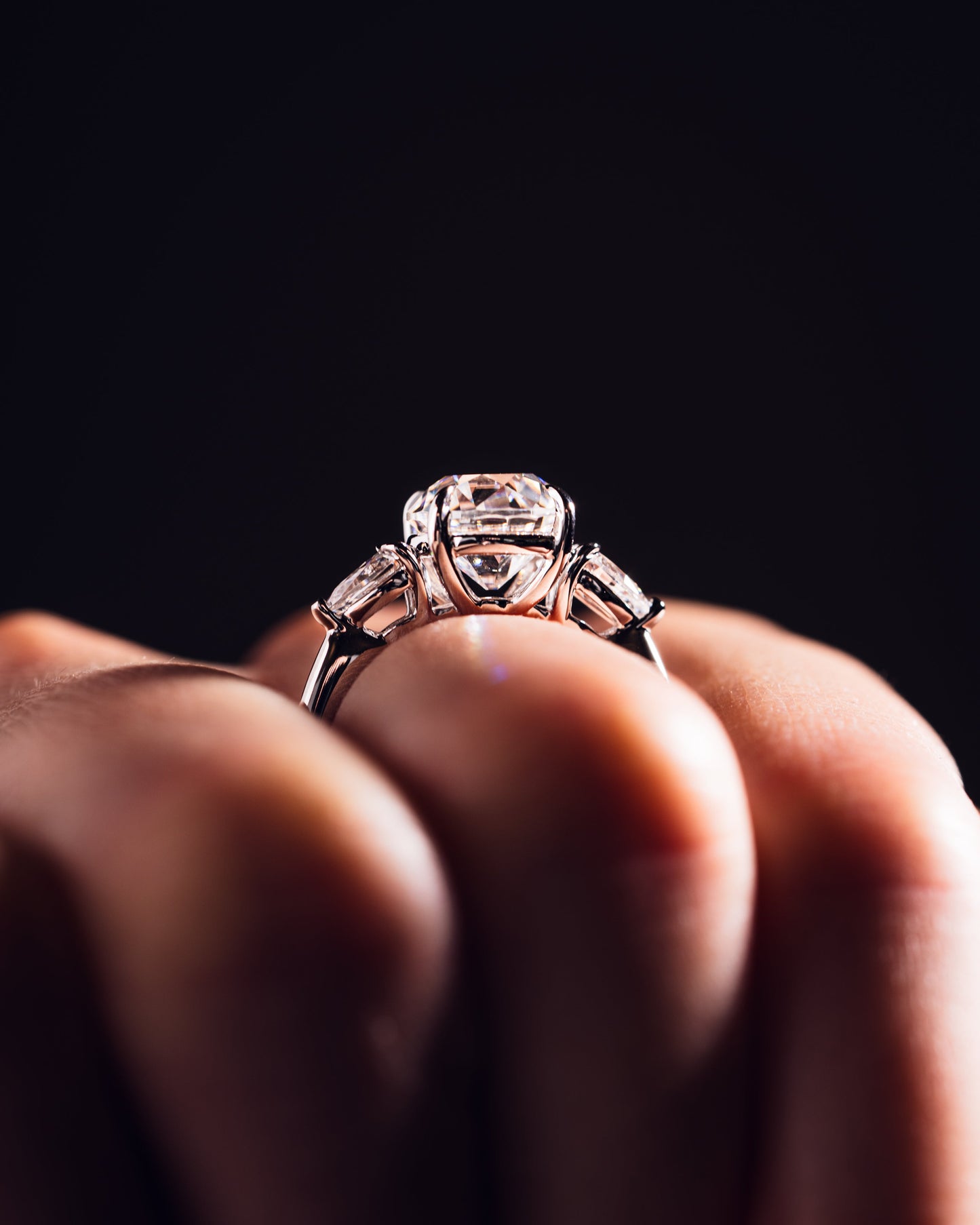 Nicola - Round & Pear | Silver