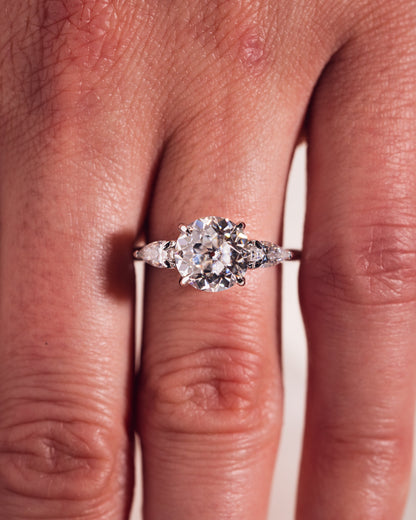 Nicola - Round & Pear | Silver