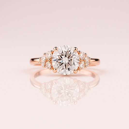 Hailley - Oval & Half Moon | Gold