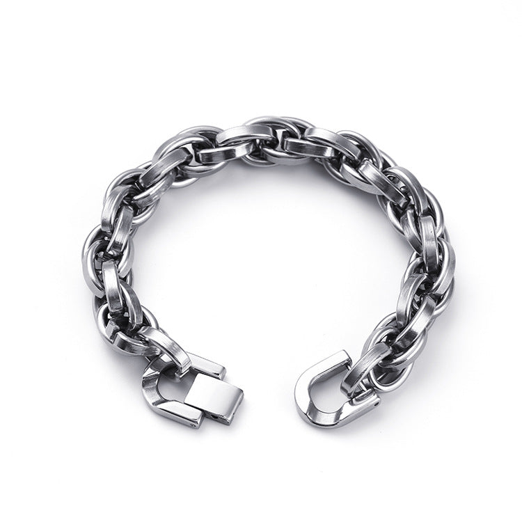 Riven Knox Bracelet | White Gold